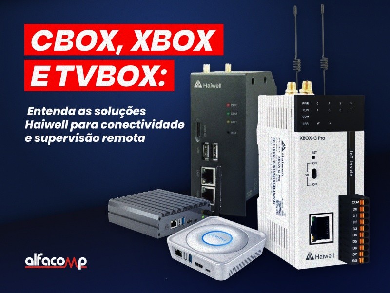 CBOX, XBOX e TVBOX: entenda as soluções Haiwell para conectividade e supervisão remota