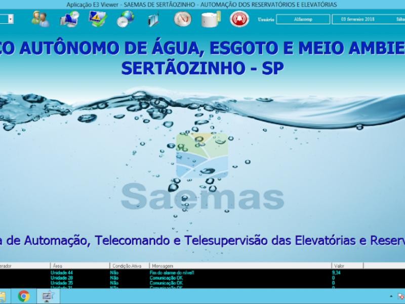 Telemetria da água no SAEMAS de Sertãozinho – SP