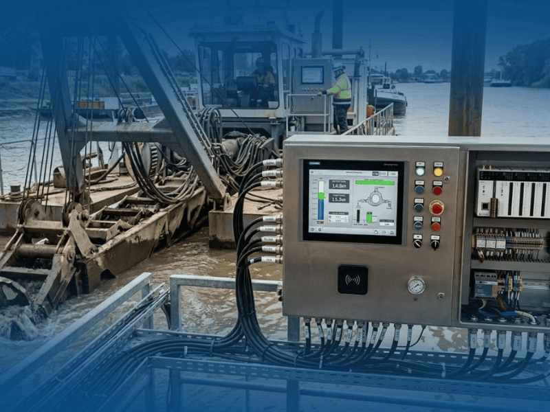 Automação de Dragagem com Controle de Profundidade e Integração em Nuvem