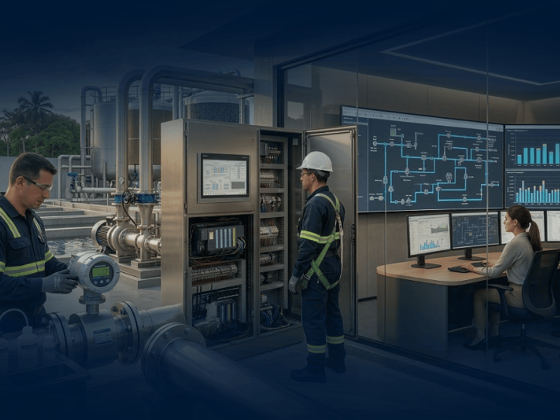 Sistema de telemetria para auditoria de vazão e controle de faturamento