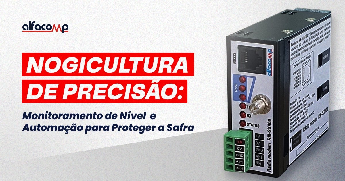 Nogicultura de Precisão: Monitoramento de Nível e Automação para Proteção da Safra