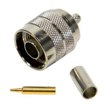 Conector N macho para cabos RG58 e RGC58 - CN3201 em Alegrete