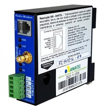 RM2071 – Rádio modem Spread Spectrum em 2.4 GHz em Alegrete