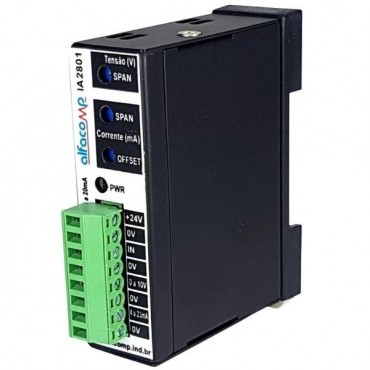 IA2801 – Conversor analógico de pulsos para 0 a 10V e 4 a 20mA em Alegrete