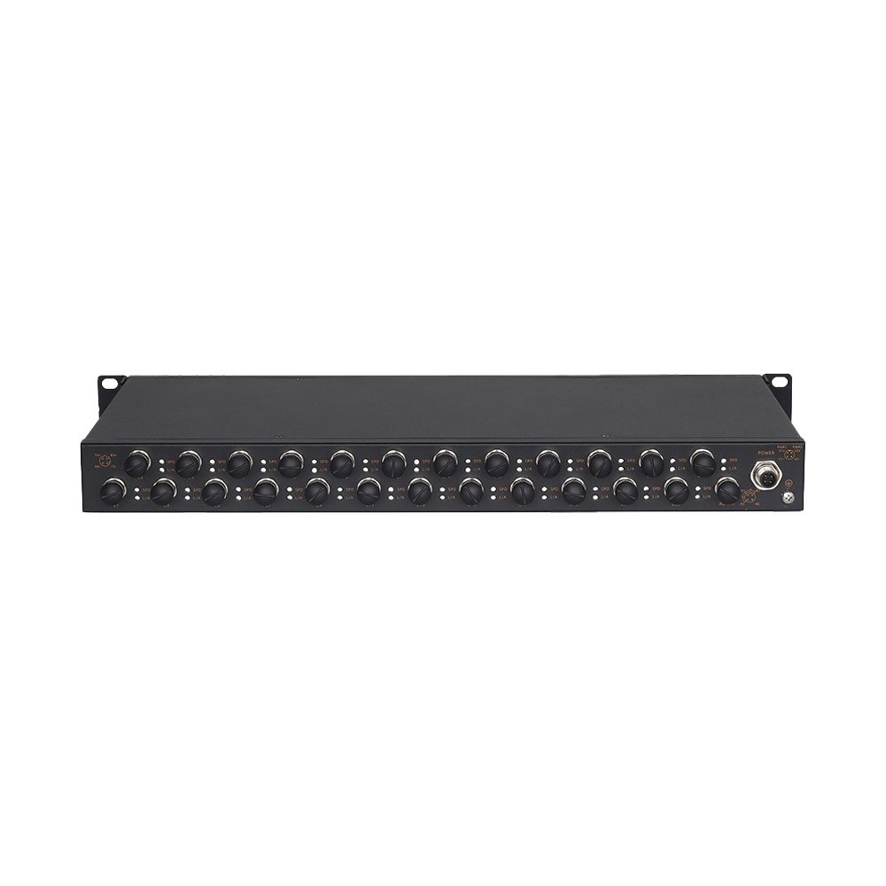 CTS2024-M12 – Switch Ethernet industrial 24 portas M12 Fast Ethernet para montagem em parede