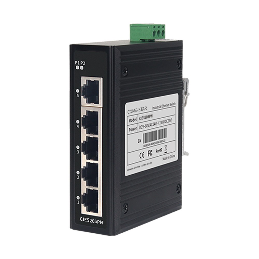 Switch Ethernet Industrial PROFINET CIES205PN (5 Portas Fast Ethernet)