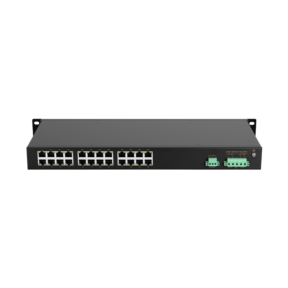 CISCOM6024 – Switch industrial gerenciável 24×RJ45 Fast Ethernet para rack