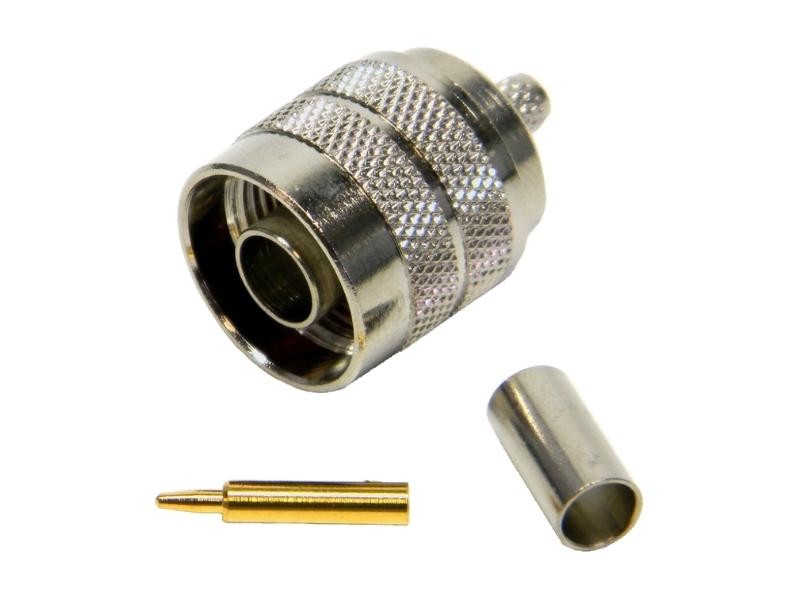 Conector N macho para cabos RG58 e RGC58 - CN3201
